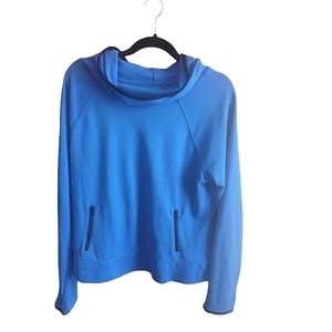 Authentic American Heritage  SO  Blue Hooded Pullover Size Large